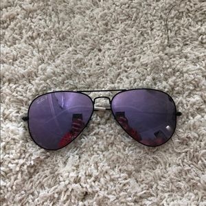 Purple ray bans!